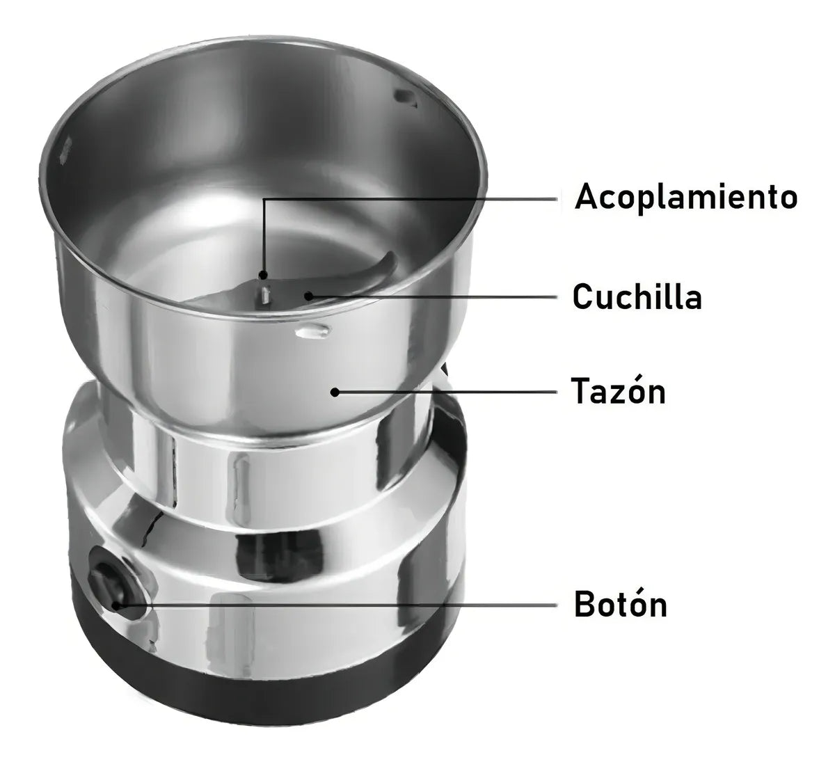 Molino Eléctrico para granos y café