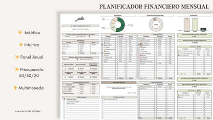 Planner Financiero Digital + Planner de Ahorro (REGALO)