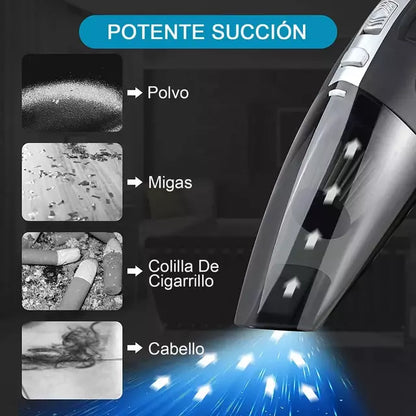 Aspiradora de Mano Ciclónica 4000PA – Potencia y Duraci