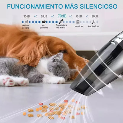 Aspiradora de Mano Ciclónica 4000PA – Potencia y Duraci